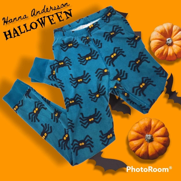 Hanna Andersson Other - Hanna andersson spider pajama pants 130 sz 8 pajamas Halloween spooky boys girls